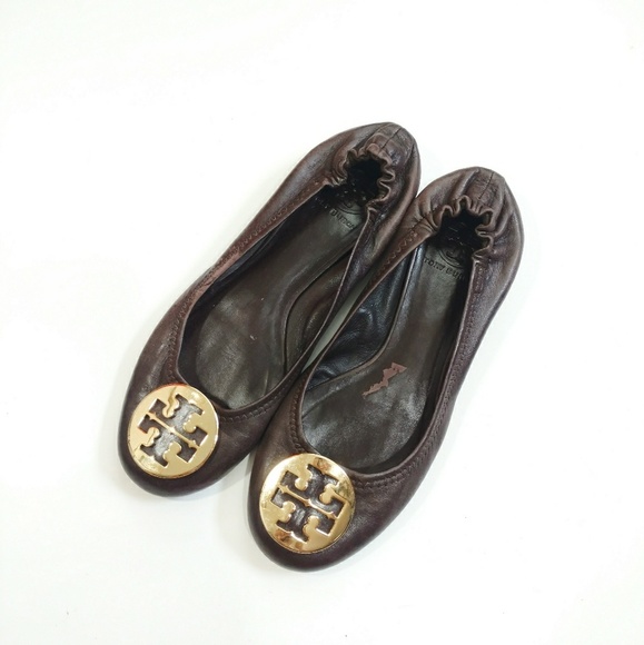 Tory Burch Shoes - Tory Burch Logo Ballet Flats